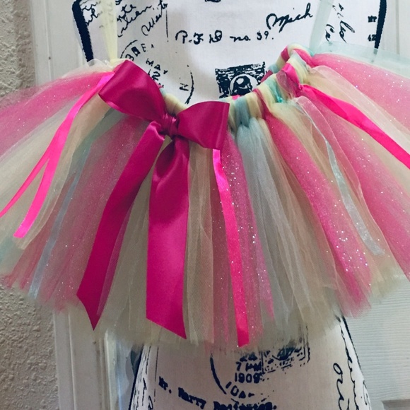 PINK LEMONADE couture tutu skirt - Picture 2 of 6